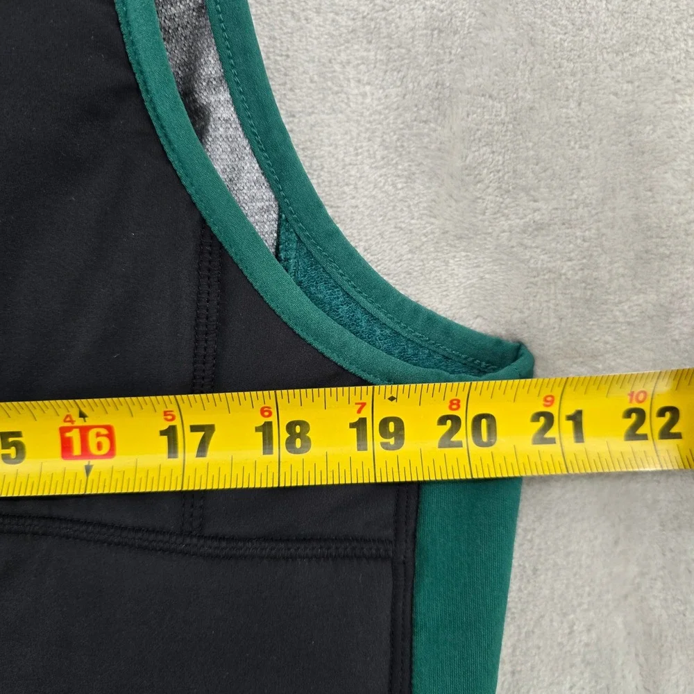 Smartwool active Wind Vest‎ Mens Medium Green Merino Wool Full Zip Active Layer